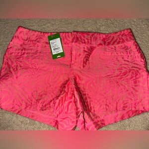 Lilly Pulitzer Pink and Coral Patterned Shorts
